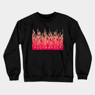 Pink Flames Crewneck Sweatshirt